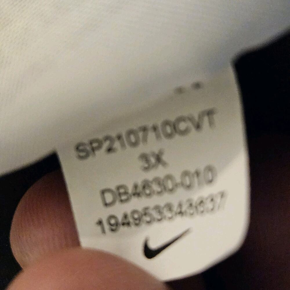 Nike Training Icon Clash One Tight Black Capri Leggings Swoosh Womens Plus 3X - Picture 6 of 6